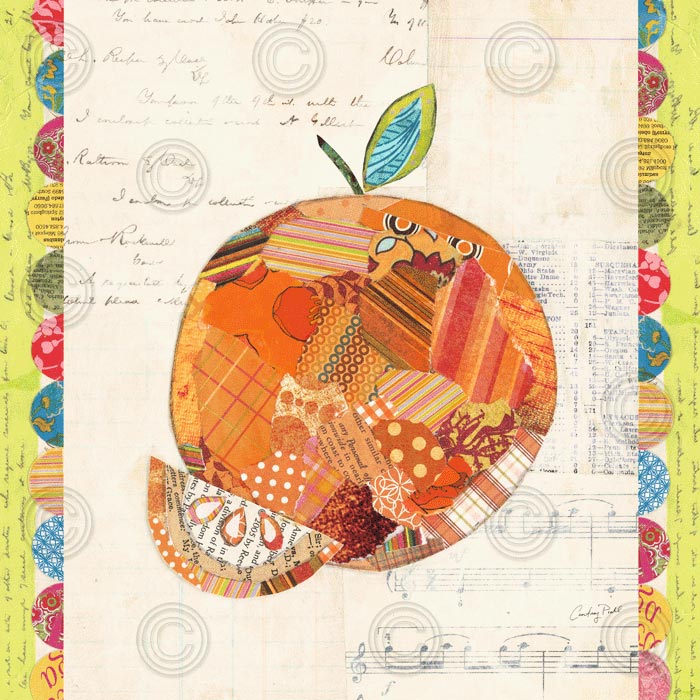 Fruit Collage IV – Orange