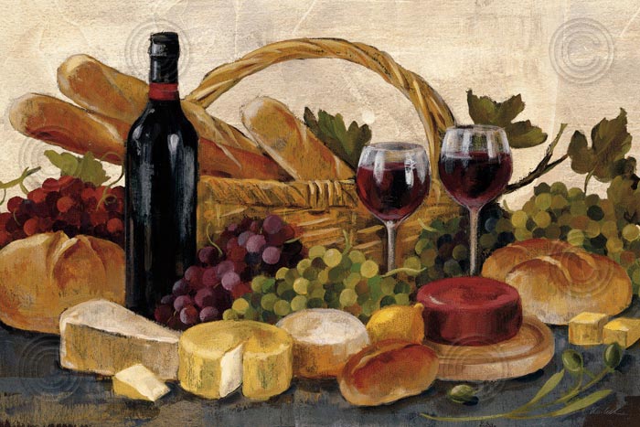 Tuscan Evening Wine Crop