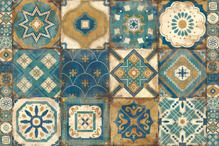 Moroccan Tiles Blue