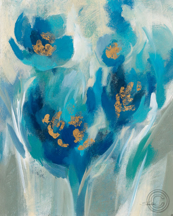 Blue Fairy Tale Floral II