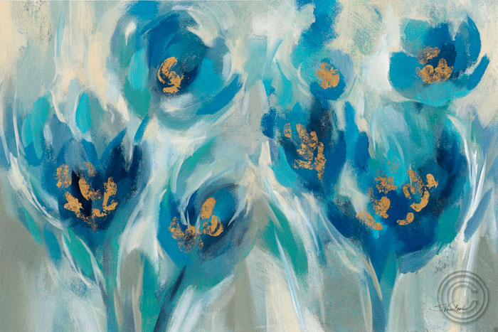 Blue Fairy Tale Floral III