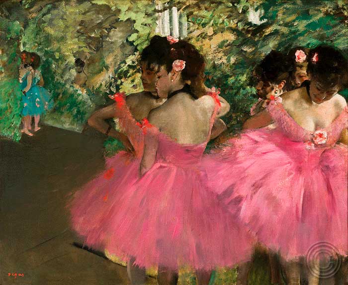 Bailarinas de rosa