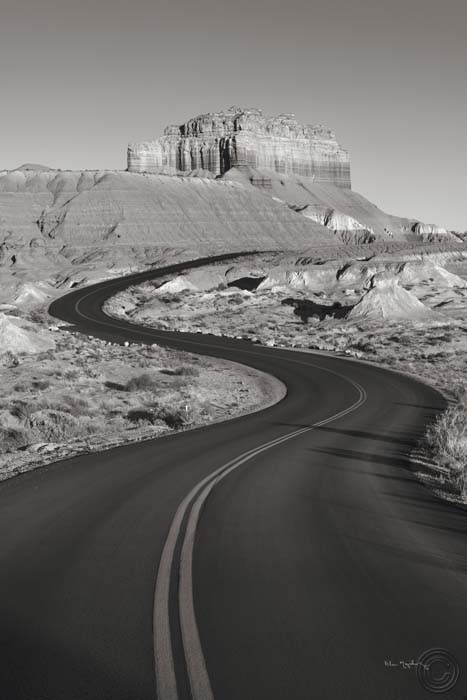 Goblin Valley State Park Rd BW