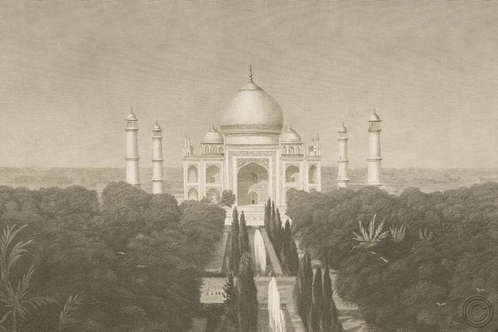Taj Mahal Postcard II